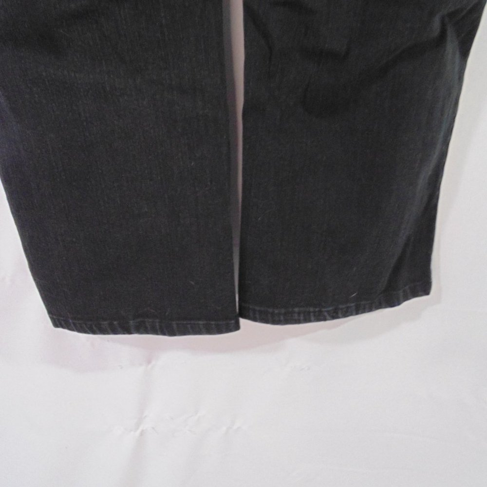 NYDJ Not Your Daughters Jeans Black MARILYN STRAIGHT Jeans 20W - Picture 3 of 6